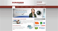 Desktop Screenshot of gruposerv.com.br